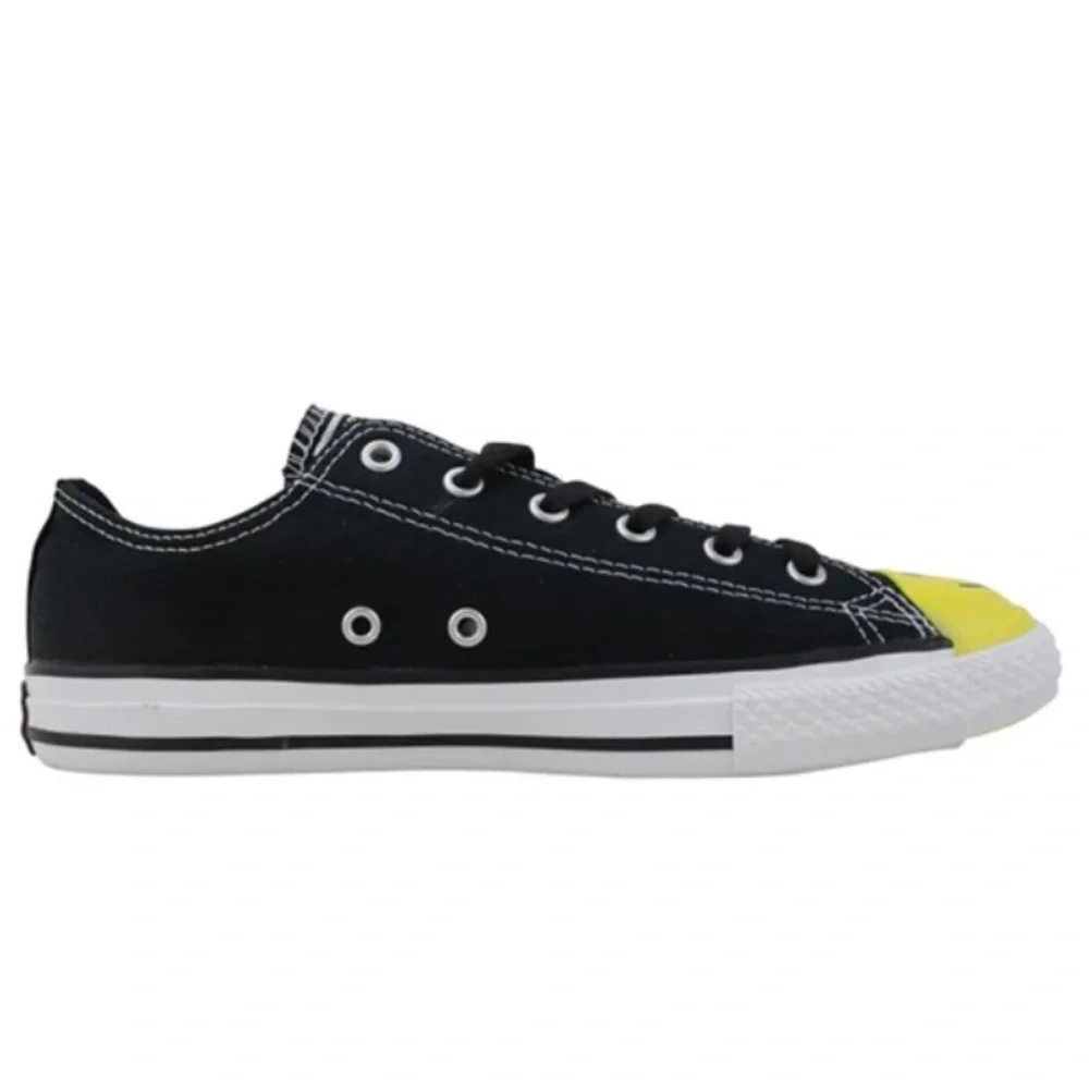 Converse Chuck Taylor All Star Low 'Smiley Face - Black' 665707C big kids US 4 - Picture 4 of 13